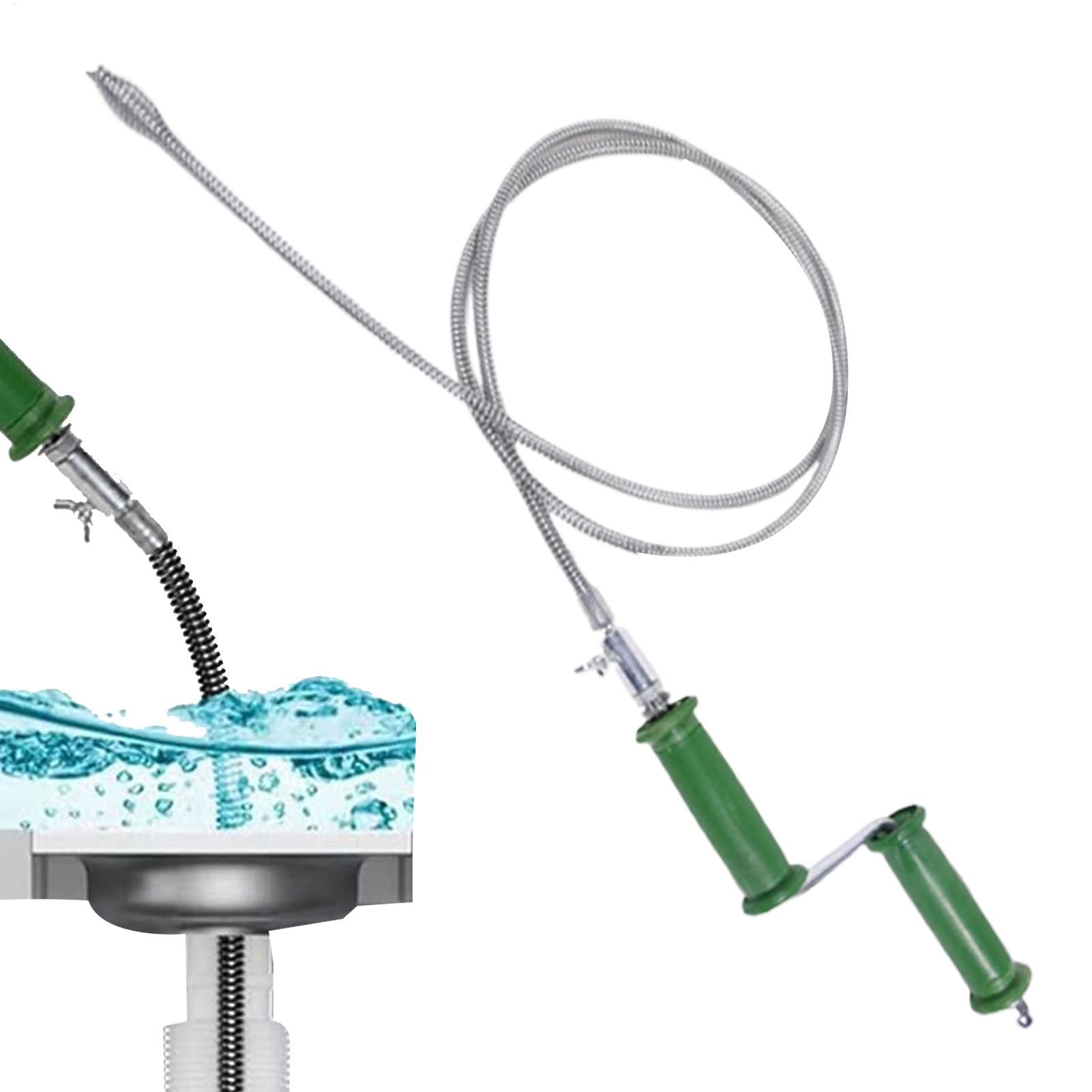Drain Snake Flexible - Desatascador de Drenajes Flexible de 4