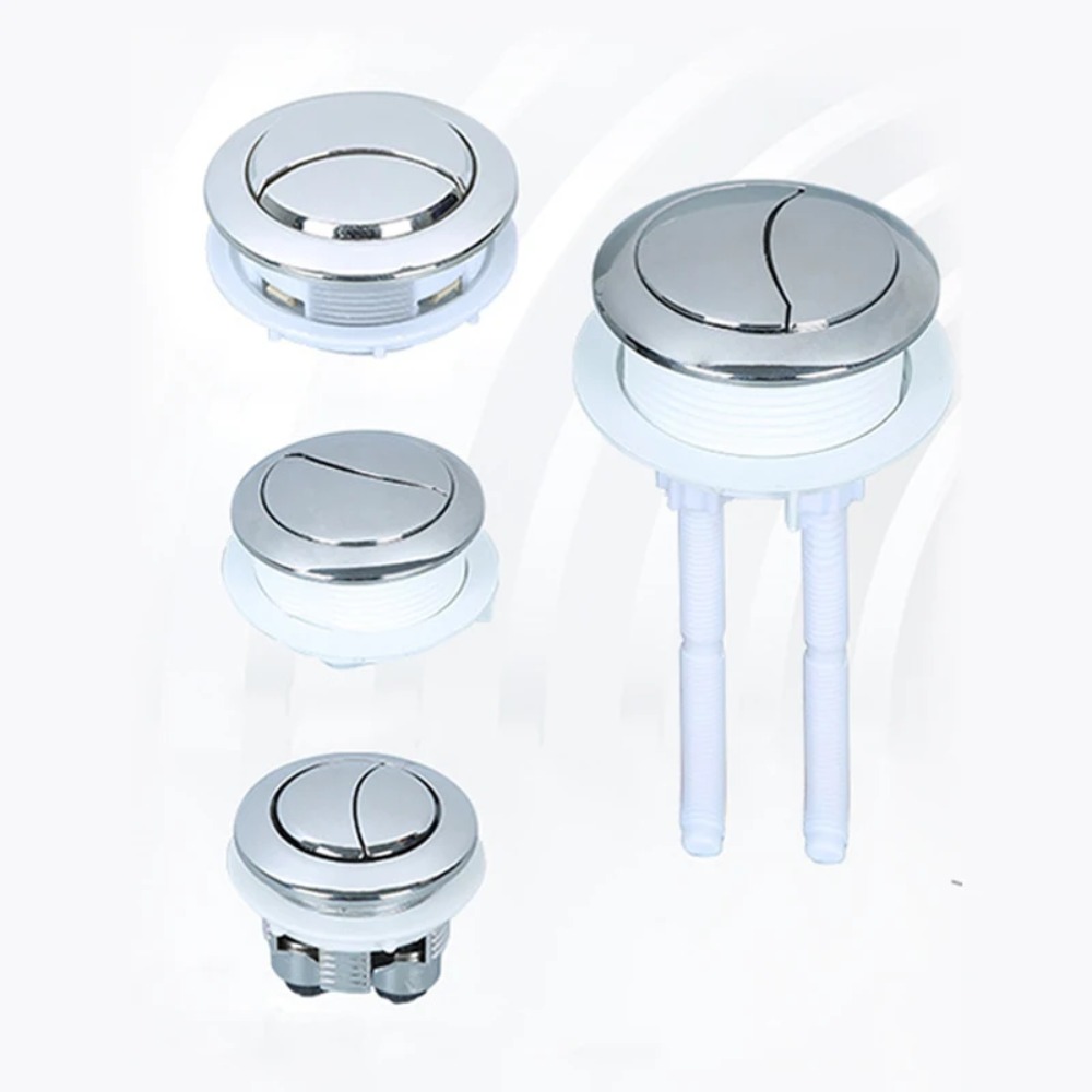 Toilet Fill Valve - Botón de descarga doble universal de