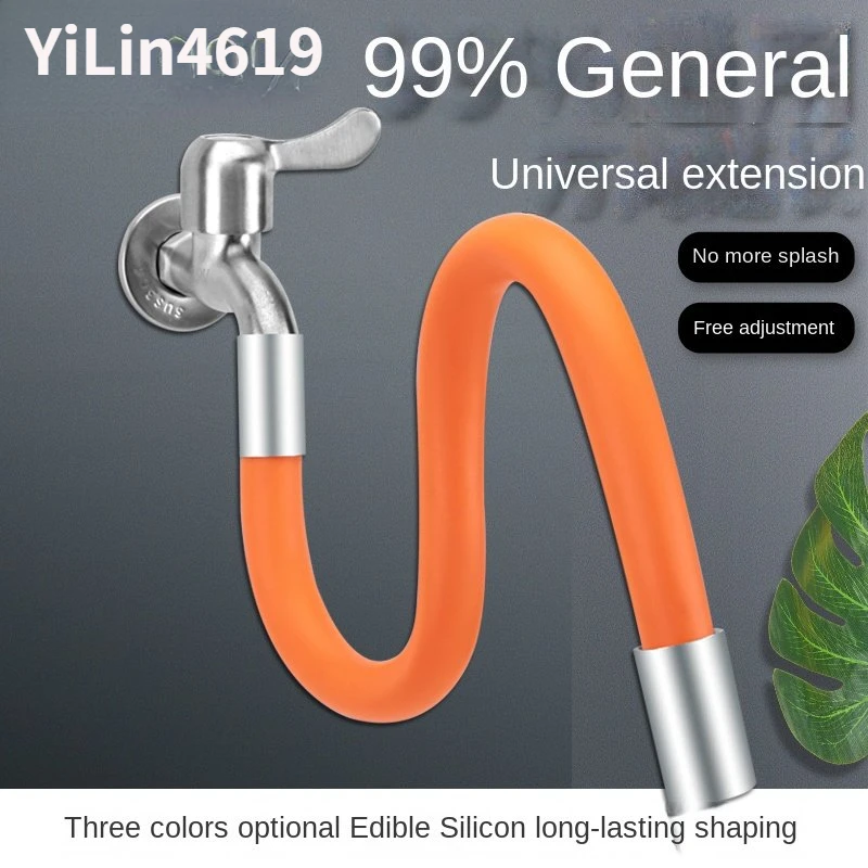 Flexible Hose Braided - Extensor de grifo ajustable de 1/2