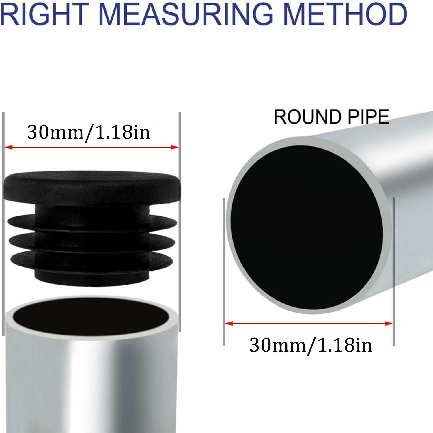 8-40 unidades de tapones redon - Plastic Pipe Clip reseña y precio
