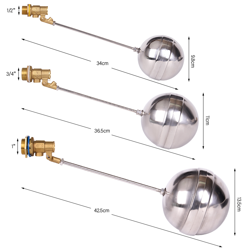 Válvula de flotador de latón d - Float Ball Valve reseña y precio
