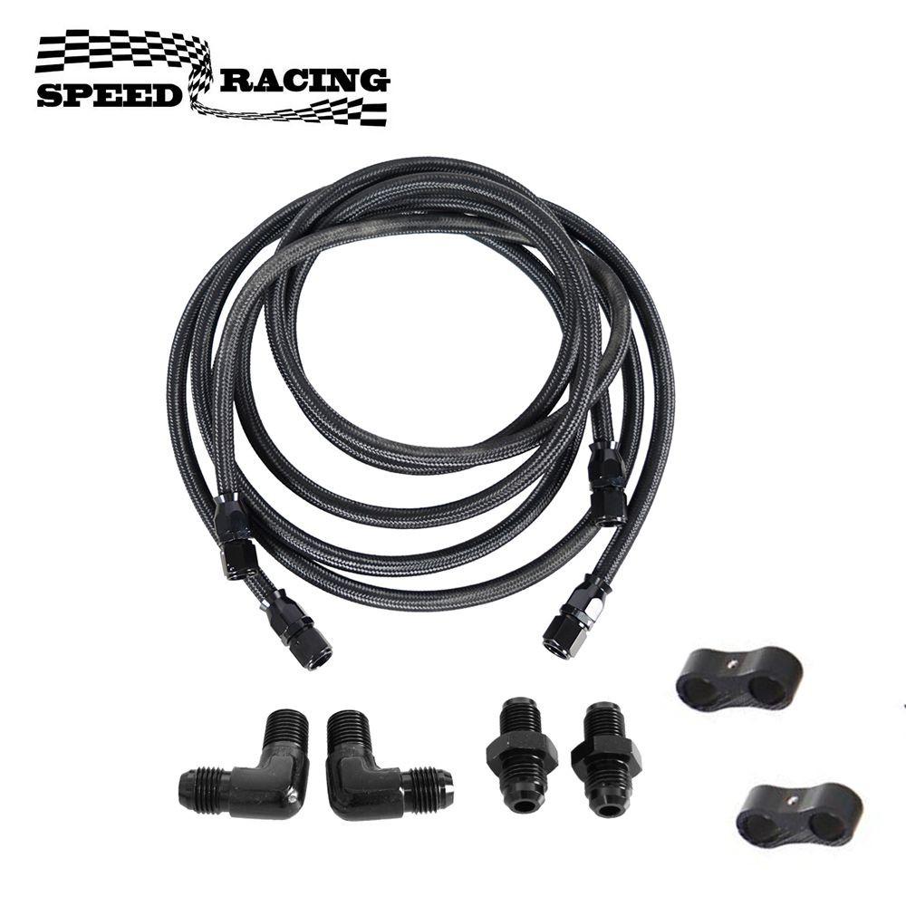 2X7 pies AN6 Flexible PTFE tra - Flexible Hose Braided reseña y precio