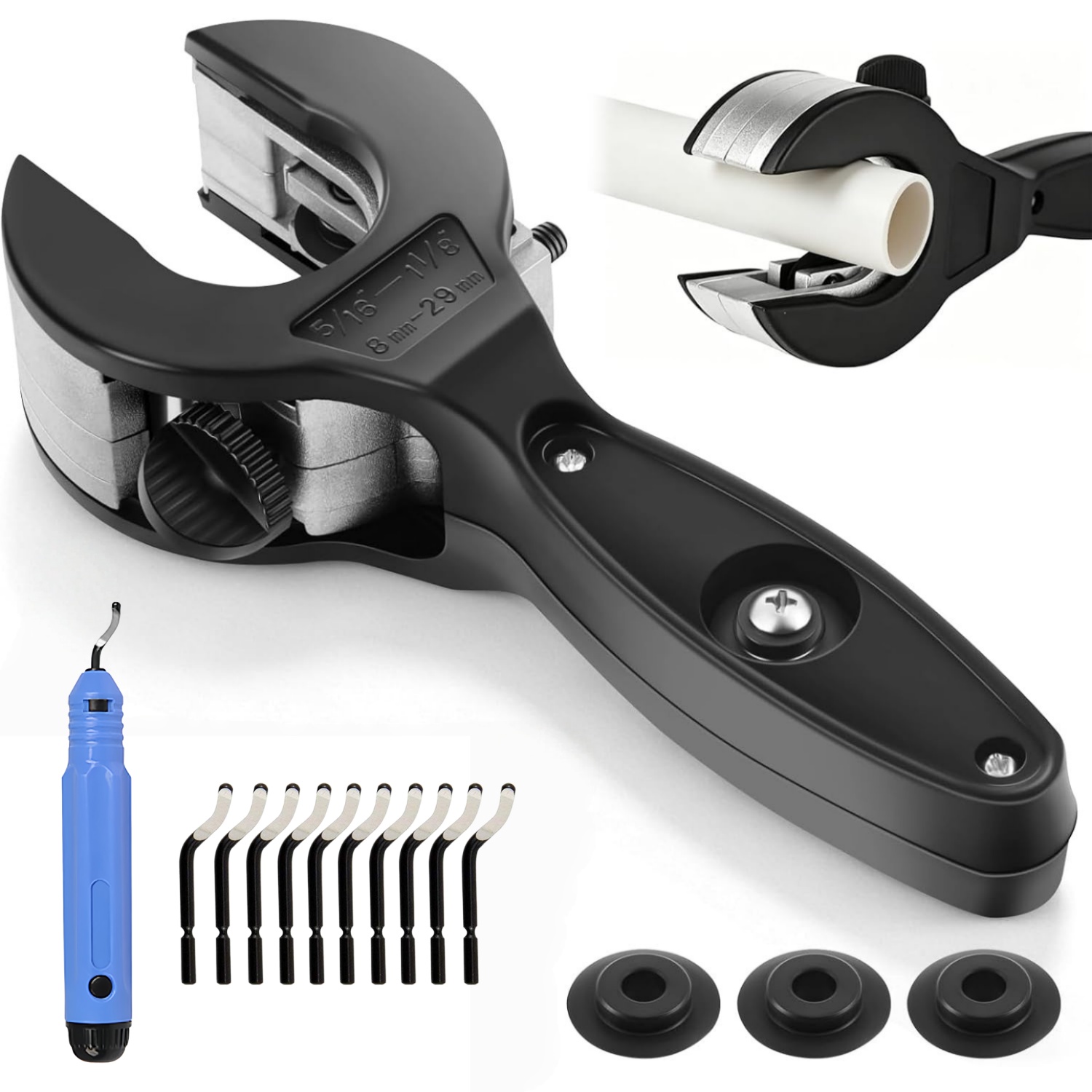 Juego de Cortadores de Tubos c - Pipe Cutter Ratchet reseña y precio