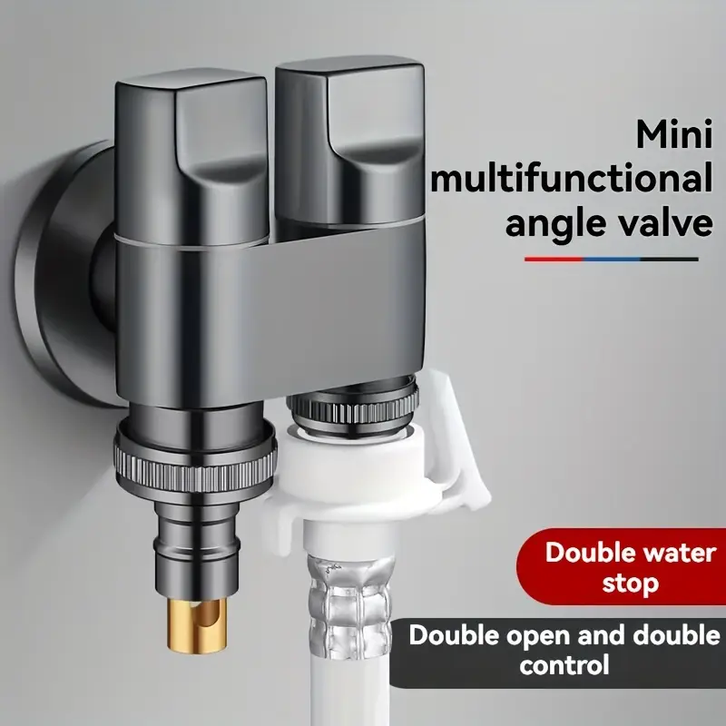 Grifo de doble salida de acero - Toilet Fill Valve reseña y precio