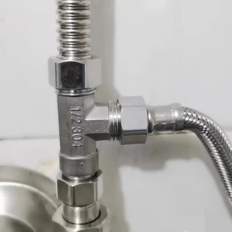 Adaptador T de acero inoxidabl - Shower Valve Cartridge reseña y precio