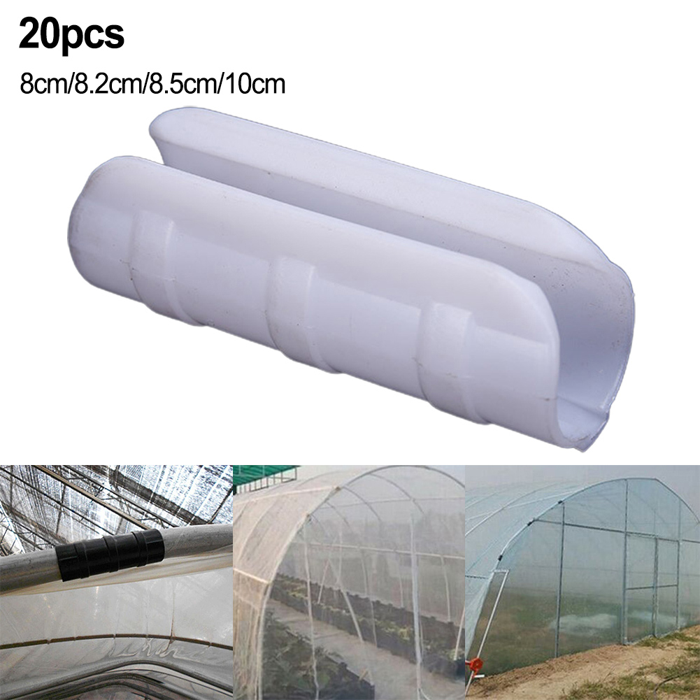 20 piezas marco de invernadero - Plastic Pipe Clip reseña y precio